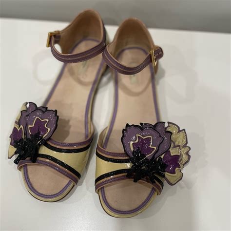 prada sands vernice flower|prada high heeled sandals.